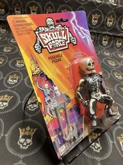 Skull Force Red Skeleton Vintage KO Action Figure w 2 Axe Weapons Toys N Things
