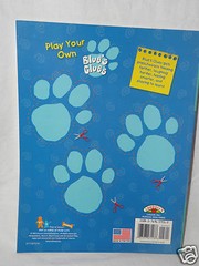 NEW 1999 BLUES CLUES PAINT AND WATER COLORING BOOK A DAY AT THE BEACH