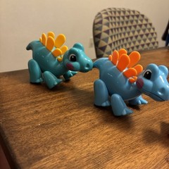 Set Of 3 – Tolo First Friends Dinosaurs Toddler Toys Pterodactyl And 2 Stegs