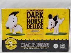 Charlie Brown Then and Now Figure Set 2010 Dark Horse Comics Peanuts 60 Years
