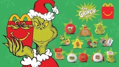 McDonalds Toys AUS 2025 Christmas Grinchmas Grinch Ornaments&Card Full Set Of 12