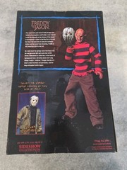 2004 FREDDY VS JASON MOVIE KRUEGER 12″ SIDESHOW VINTAGE WINDOW BOX DOOR FLAP