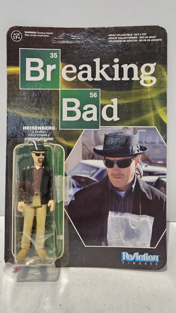 Reaction Figures Funko X Super 7 Action Figure Breaking Bad Heisenberg Unpunched