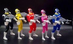 Power Rangers In Space Lightstar “Astro Rangers w/ Silver Ranger & Ecliptor”