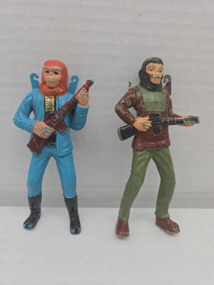 1967 Planet of The Apes Dr. Zaus Parachute Paratrooper Figure Hong Kong Lot