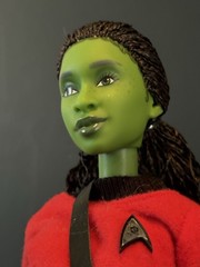 Mattel Barbie Doll Articulated MtM 12” Redressed New Star Trek Lieutenant NEW￼