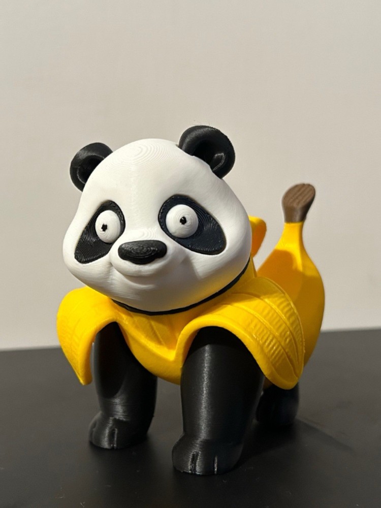 Pandaccini Bananini – Articulated Italian Brainrot Figurine Toy Kids & Adults