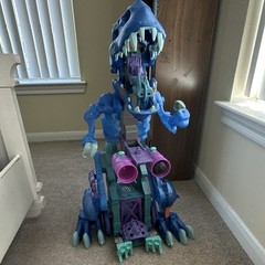 Fisher-Price 30″ Imaginext Ultra T-Rex Blue Ice Dino 2015 Mattel Light/Sound