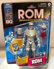 Marvel Legends Rom Spaceknight Comics-Inspired 6″ AF BY HASBRO New in Package.