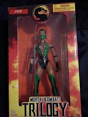 Toy Island Mortal Kombat Trilogy Jade Action Figure 1996 Vintage Boxed