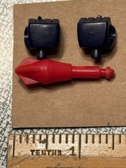 HASBRO vtg Transformers G1 OPTIMUS PRIME Left & Right Fist 1984 Magnus Missile