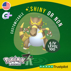 Krookodile Shiny or Non ✨6 IV Pokémon Legends Z-A Competitive Customizable ZA Z