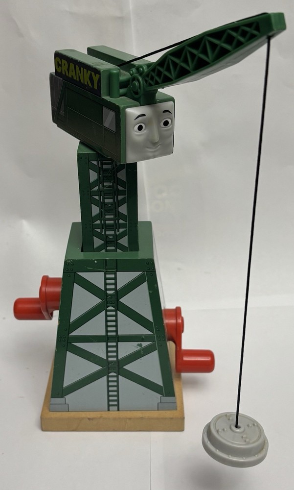 Thomas Friends Wooden Railway Train Tank Cranky the Crane 2012 Mattel B15