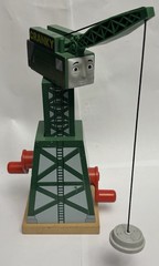 Thomas Friends Wooden Railway Train Tank Cranky the Crane 2012 Mattel B15