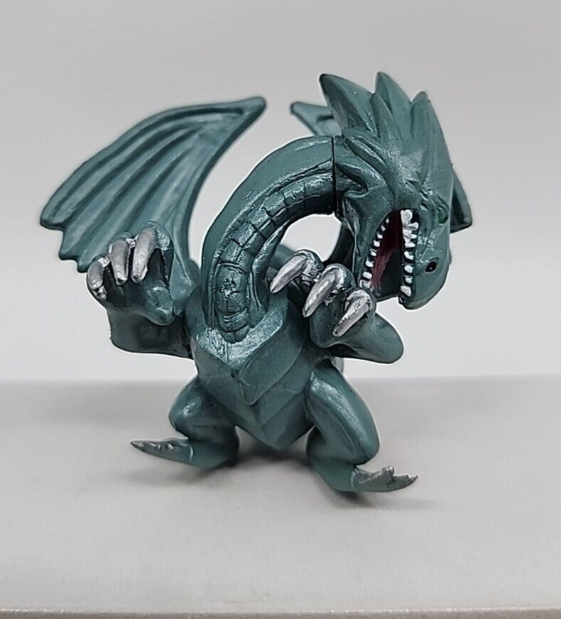 Vintage OT/S.TA.D.T. Blue Eyes White Dragon from Yu-Gi-Oh Figure 2″ Mini Figure