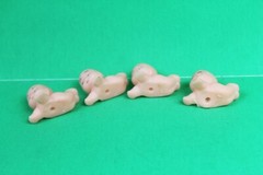 Lot 15 Kewpie Baby Dolls 1.75″ 3″ Rubber Toy Mini Dolls Figures Play Collectors
