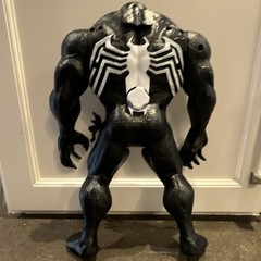 Marvel Venom Action Figure Spider-Man Symbiote Plastic Black White Red