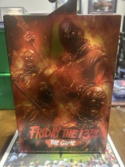 NECA ULTIMATE SAVINI JASON FIGURE FRIDAY THE 13TH THE GAME GLOWING EYES NEW NIP