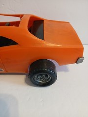 Vtg Mego Dukes of Hazzard General Lee Plastic Toy Model Car Damaged Incomplete