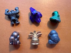 SET 6 METAL POKEMON! Bought in Tokyo 25+ Years Ago! 3/4″ – 1″ Tall
