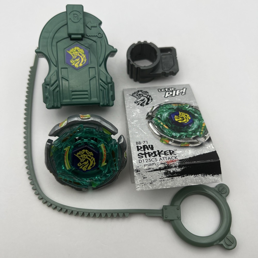 Ray Striker D125CS Beyblade With Accessories And Card Hasbro Metal Fusion
