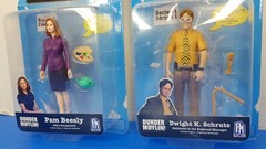 Set Of 2 The Office Phatmojo Series 1 Action Figure Dwight Schrute Pam Beasley