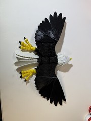 3D Printed Bald Eagle lifelike Animals Articulated Collectable Toy Gift