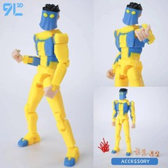 9L3D Lucky 13 Invincible Mark 1/12 Multi-Jointed Action Figure NEW