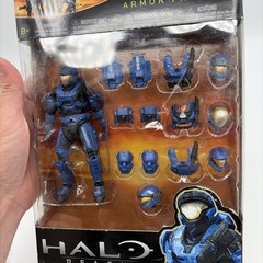 Halo Reach McFarlane Toys BLUE Spartan Air Assault Armor Pack Series 4 Sealed!