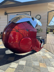 AUTOKING Iron Man MK5 1:1 Helmet Wearable Voice-control Mask Halloween Cosplay