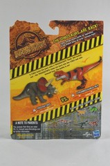 Jurassic Park 2009 Dino Battlers Triceratops VS Tyrannosaurus Rex T-Rex 2 Pack