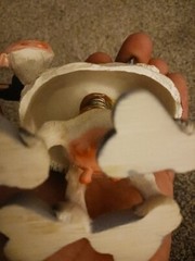 Cartoonish Booble Cow Body Figure