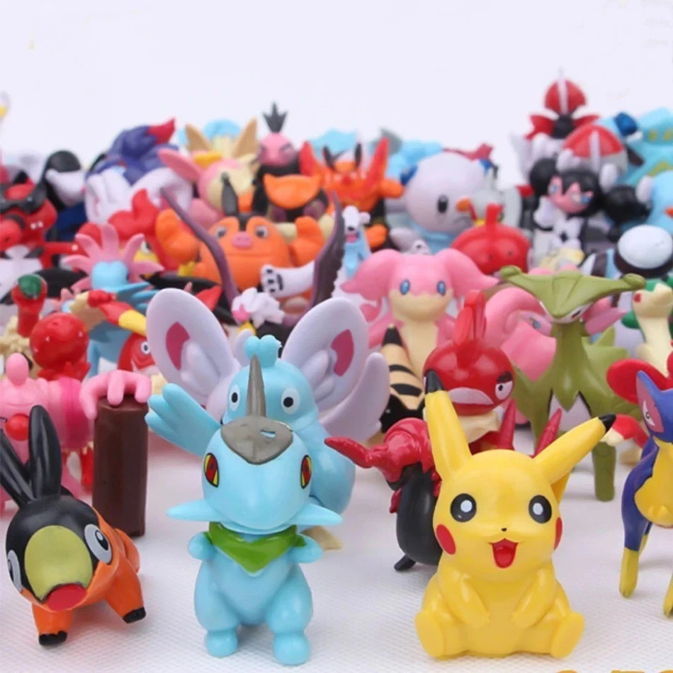 NEW 144 Pokemon Mini Figure Toys Pikachu Action Figures | Kids Gift |Party Favor