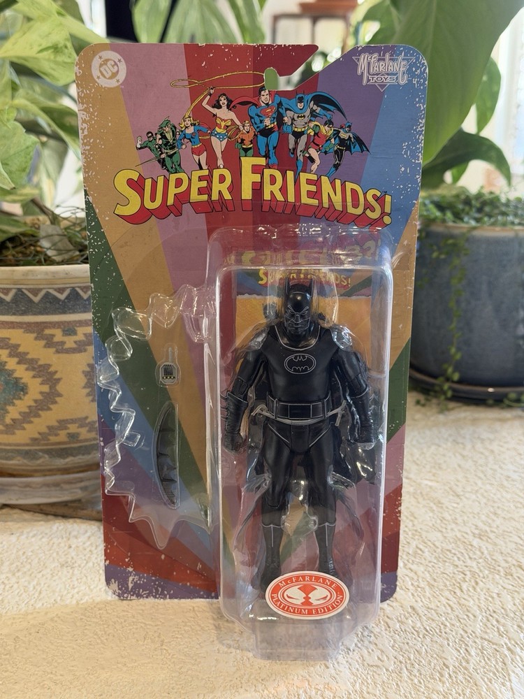 McFarlane Toys Super Friends Batman Phantom Zone Red Platinum Chase Edition