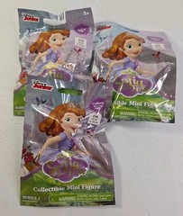 Sofia The First Collectible Mini Figure Series 1 Lot Of 3 Blind Bags Brand New