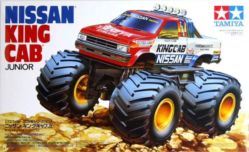 NEW Tamiya 17007 1/32 Wild Mini 4WD Kit Nissan King Cab Junior Jr Pick Up Truck