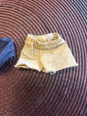 GI Joe Vintage 1960’s Sea Sled & Scuba Frogman Red, Tan Blue Shorts Lot – 12”