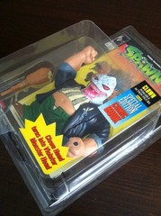Spawn Clown AF w/Comic Book and Violator Monster Head AF MOC Still Sealed 1994!!