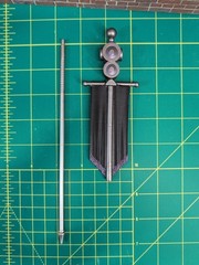 Mythic Legions Four Horsemen Baron Volligar Banner & Shaft “I SHIP DAILY”