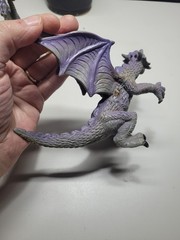 Mixed lot of (5) Hard Plastic Dragons Fantasy Dungeons & Dragons 2 Headed Hydra