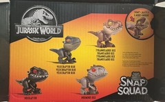 NEW MATTEL JURASSIC WORLD SNAP SQUAD WAVE 1 DINOSAURS ~ SET OF 4