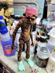 1:12 Scale Stylized Zomb Custom Figure In Jumpsuit