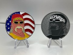 Hulk Hogan, 2 inch Medallion Challenge Coin