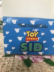 1996 RARE MIB MEDICOM TOY STORY ANDY & SID VINYL COLLECTIBLE DOLLS SET