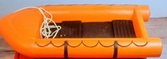 VTG 1998 35th Anniversary GI Joe Challenge At Hawk River Raft G.I. Joe Orange
