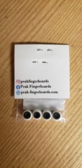 Peak Fingerboard Wheels Urethane White And Black Duel Color
