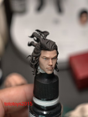 1:6 1:12 1:18 Samurai swordsman Miyamoto Musashi Head Sculpt Fit Male Figure