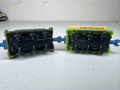 Chuggington Die-Cast Calley w/ Box Car Learning Curve Die Cast Train Engine 2010