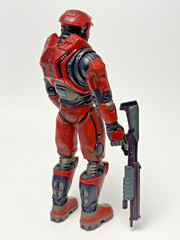 Joyride Studios Halo Combat Evolved Red Spartan 8″ Action Figure 2004 CE #3