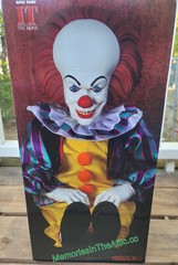 READ Mezco Roto Plush It Pennywise 1990 Large 18″ Doll Stephen King Horror Movie